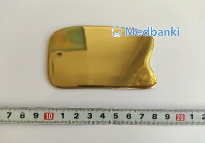 Скребок для гуаша Пластина, медь, 9 см